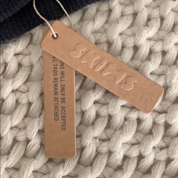 SKIMS BRUSHED WAFFLE SCOOP BRA XXS - Picture 2 of 5